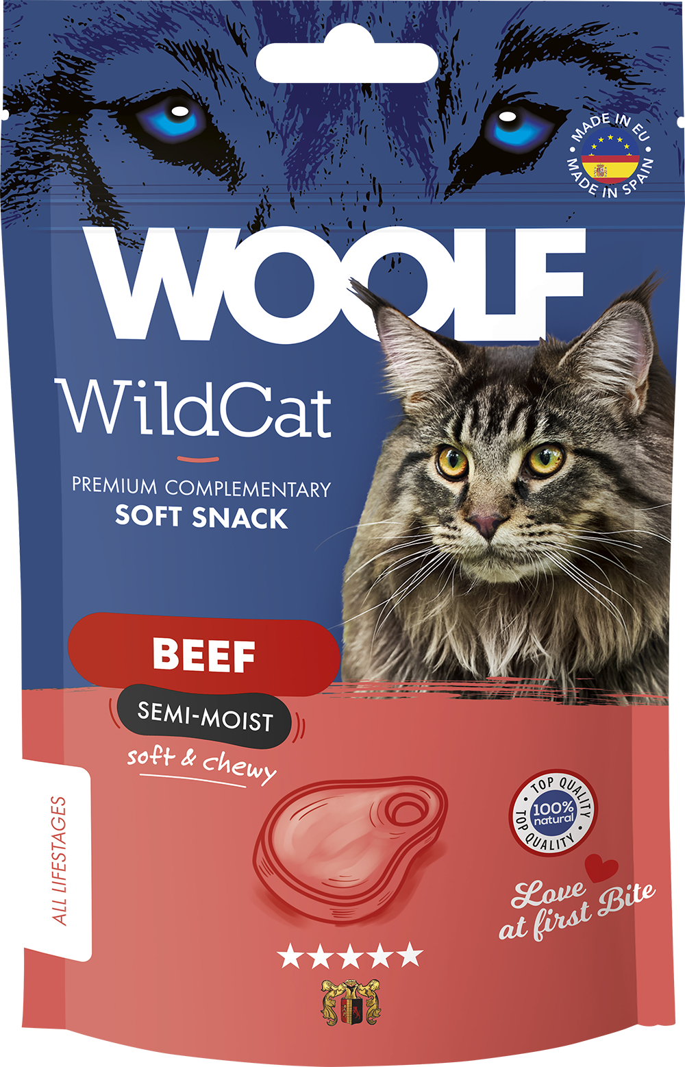 WOOLF WILDCAT SOFT SNACK BEEF