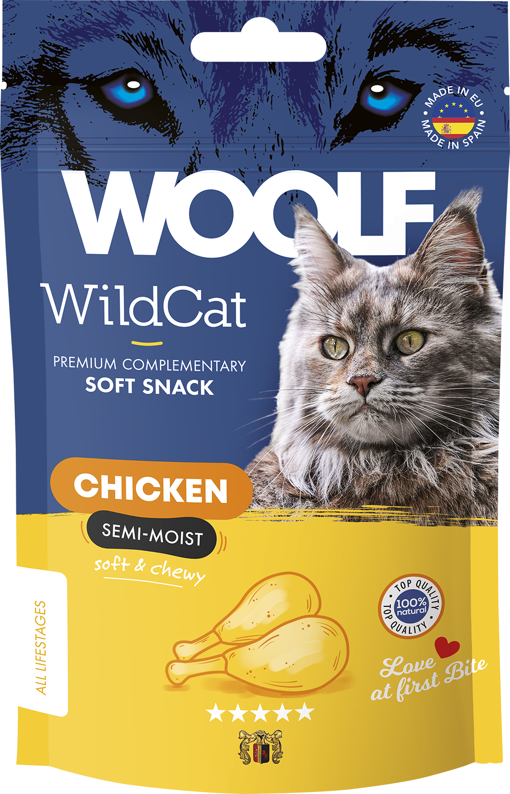 WOOLF WILDCAT SOFT SNACK CHICKEN
