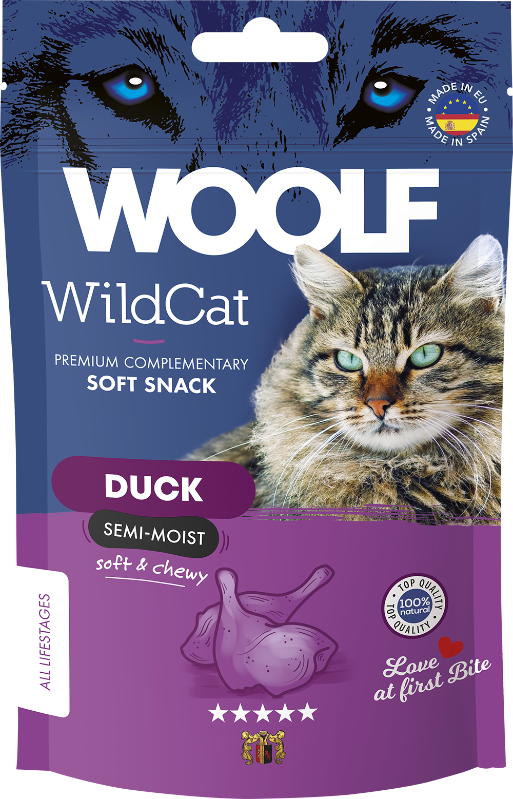 WOOLF WILDCAT SOFT SNACK DUCK