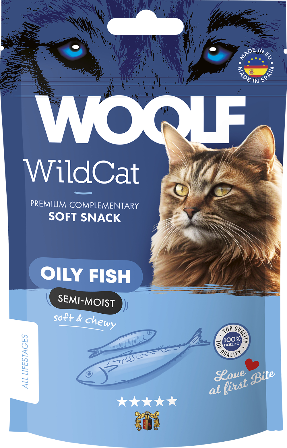 WOOLF WILDCAT SOFT SNACK OILY FISH