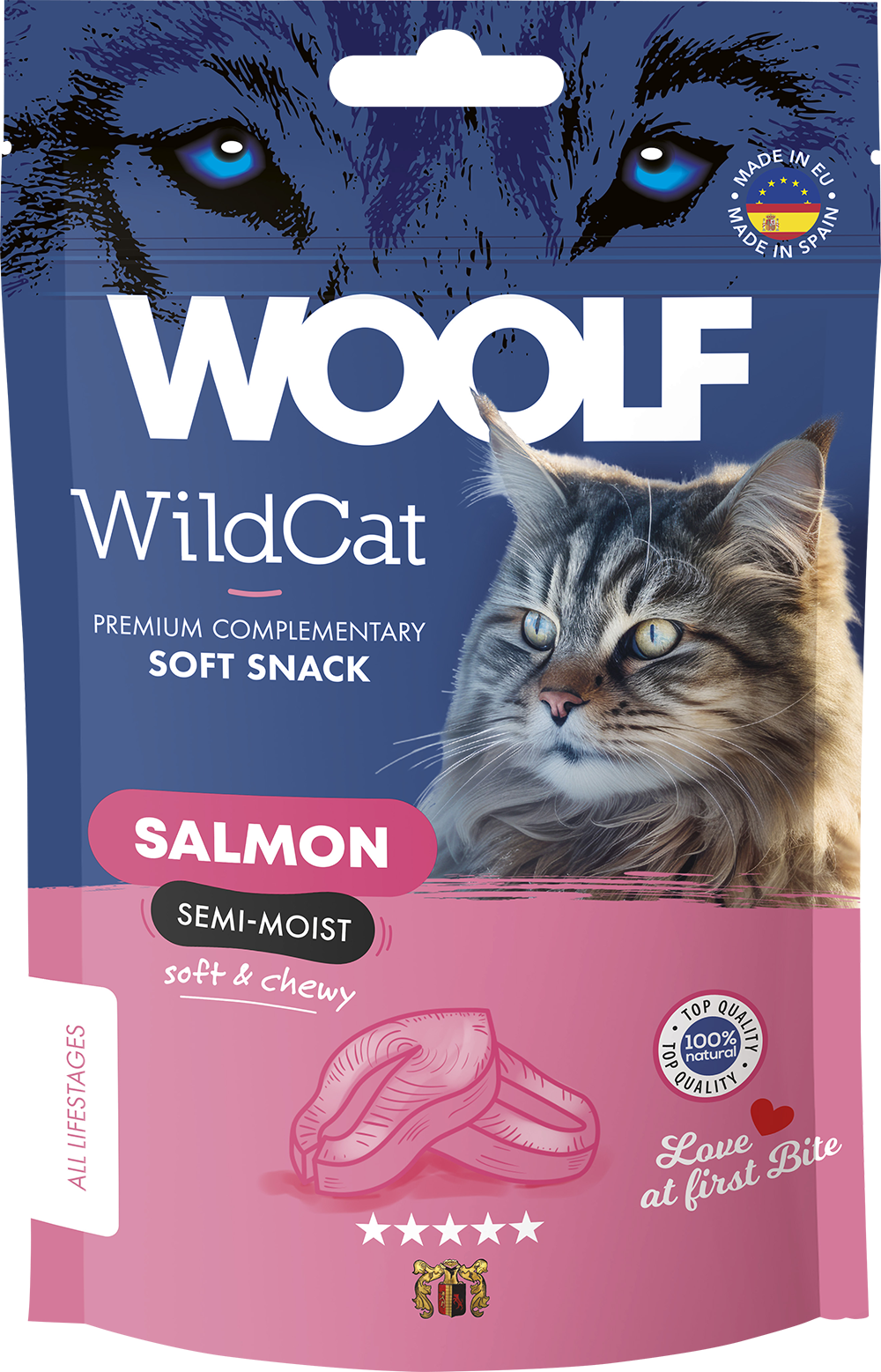 WOOLF WILDCAT SOFT SNACK SALMON
